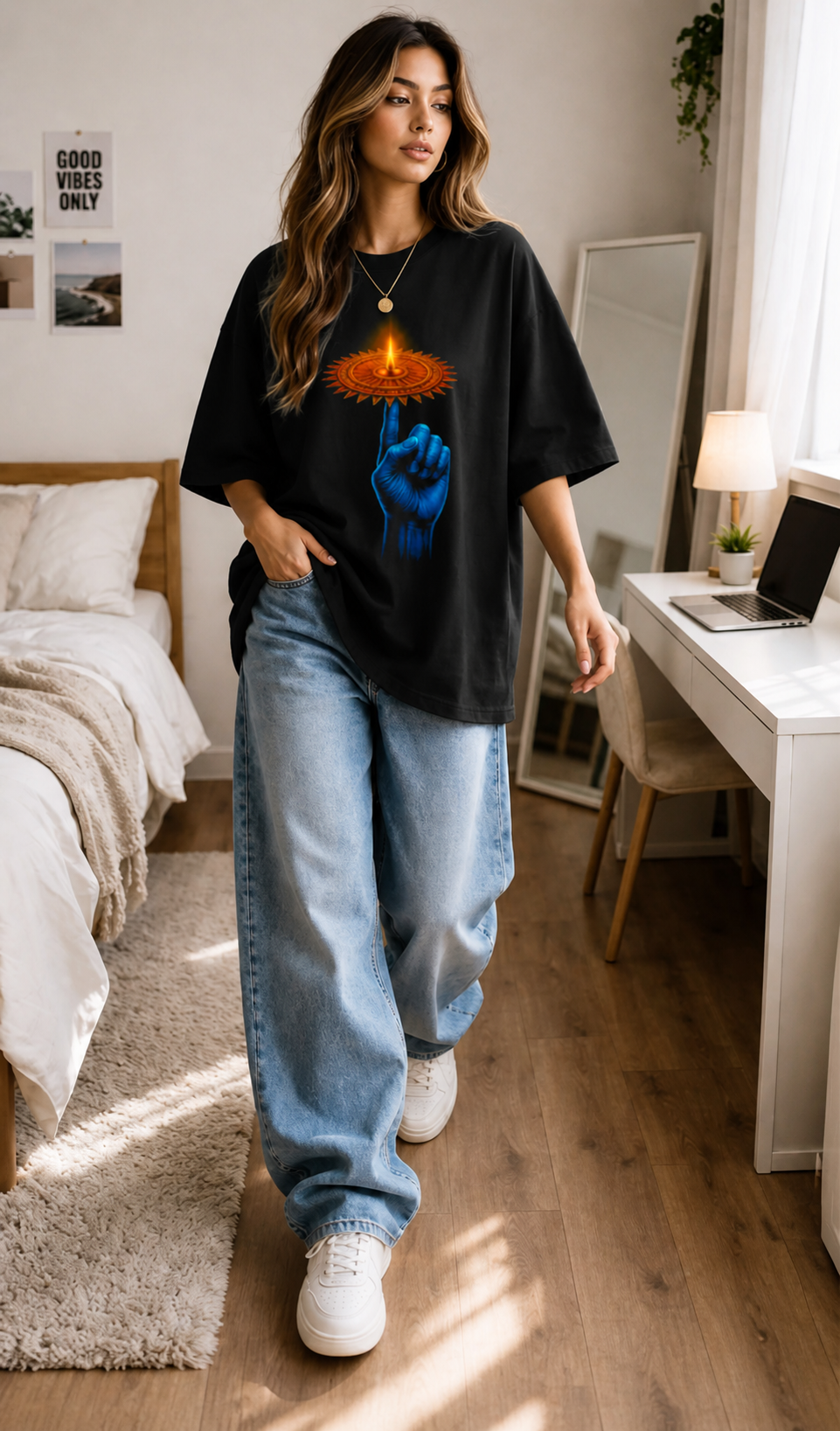 अखंड दीप | Unisex Oversized |