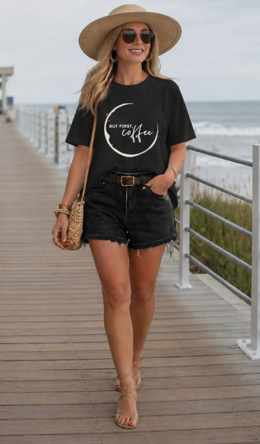 #Ideas Come After Coffee ☕| Unisex Oversized |