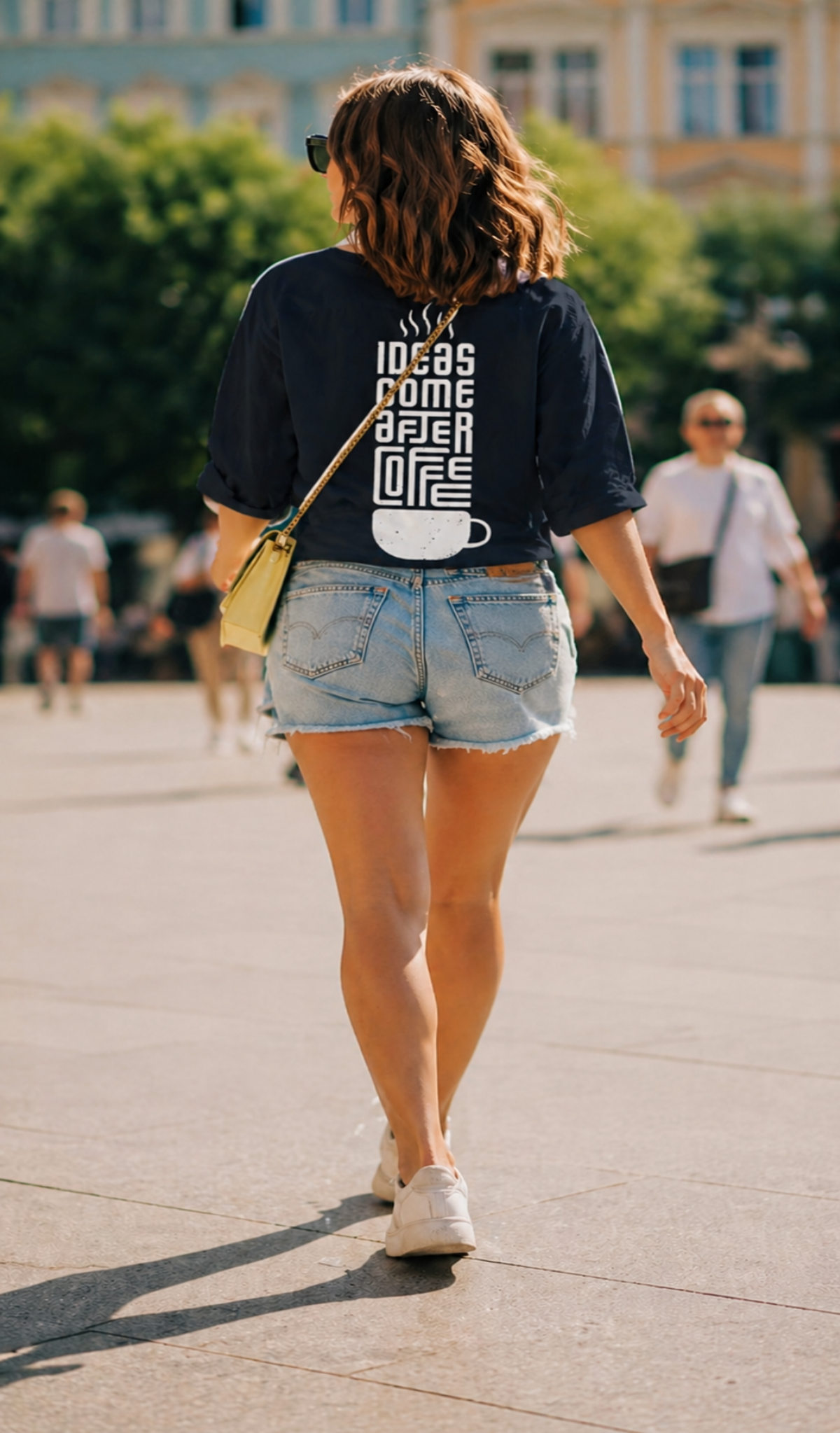 #Ideas Come After Coffee ☕| Unisex Oversized |