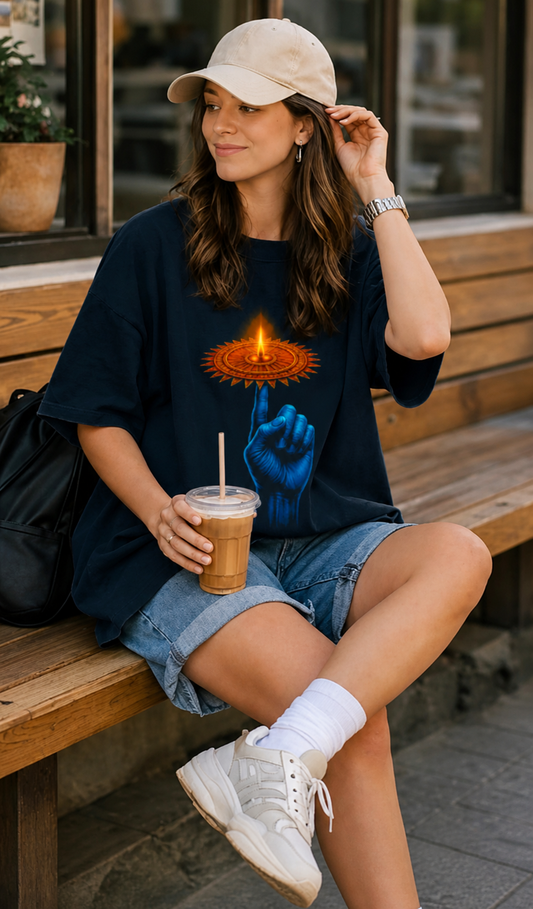 अखंड दीप | Unisex Oversized |